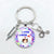 Super Nurse With Medical Charms Keychain