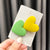 Sweet Fashion Candy Colored Heart-Shaped Hair Clips