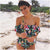 Sweet Off Shoulder Ruffled Two-Piece Swimsuit
