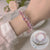Sweet Spring Fashion Adjustable Double Row Beaded Bracelets