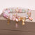 Sweet and Magical Multi-layer Beaded Charm Bracelet Collection