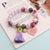 Sweet and Magical Multi-layer Beaded Charm Bracelet Collection