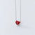Sweet and Romantic Mini Enamel Love Heart Pendant Necklaces
