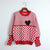 Thick Chevron Pattern Valentine Sweater