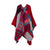 Thick and Warm Geometric Poncho Scarves