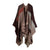 Thick and Warm Geometric Poncho Scarves