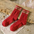 Thickened Two Stripes Warm Winter Socks