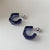 Transparent Acrylic Geometric Hoop Earrings