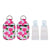 Travel Size Portable Hand Sanitizer Keychain with Refillable Bottle