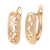 Trendy Fashion Glossy Geometric Shape Dangle Earrings