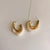 Trendy Geometric U-shaped Transparent Acrylic Hoop Earrings