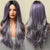 Trendy Long and Wavy Ombre Style Party Hair Wigs