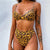 Two-Piece High Waist Leopard Bikini Swimsuit