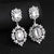 Ultra Sparkling Bridal Long Drop Rhinestone Earrings