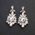 Ultra Sparkling Bridal Long Drop Rhinestone Earrings