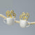 Unique Steaming Hot Coffee Sterling Silver Earrings