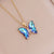 Magical Mini Heart and Butterfly Charm Necklace Collection