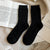 Cashmere Wool Winter Knitted Socks for Women