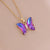 Magical Mini Heart and Butterfly Charm Necklace Collection
