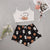 Various Styles of Cartoon Print Spaghetti Strap and Shorts Pajama Set