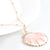 Vibrant Bohemian Summer Beach Conch Seashell Charm Necklace