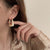 Vintage Fashion Geometric U-shaped Transparent Acrylic Hoop Earrings