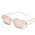 Vintage Fashion Vibrant Square Frame Sunglasses