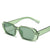 Vintage Fashion Vibrant Square Frame Sunglasses