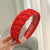 Vintage Glam Solid Bright Color Braided Trendy Wide Hairbands