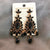 Vintage Hanging Elegant Handmade Rhinestone Drop Earrings