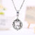 Vintage-Inspired Rhinestone Bejeweled Pendant Long Chain Necklaces