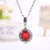 Vintage-Inspired Rhinestone Bejeweled Pendant Long Chain Necklaces