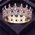 Vintage Royal Queen Rhinestone Studded Crowns
