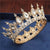 Vintage Royal Queen Rhinestone Studded Crowns