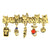 Vintage Sitting Cats Brooch Pins with Fashion Tassel