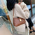 Vintage Solid Color Vegan Leather Small and Compact Shoulder Bags