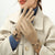 Vintage Style Touchscreen Winter Gloves with Chain Decor