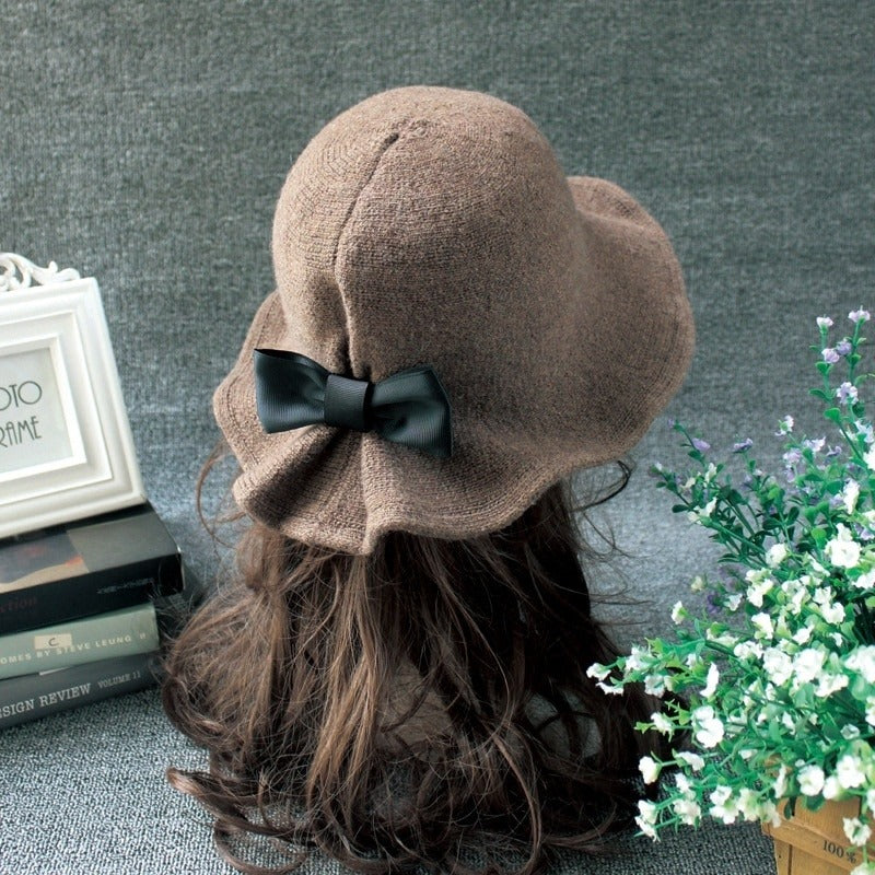VINTAGE WOOL TRENDY DECORATIVE HAT Amazon.com: WOFASHPURET Women Vintage Cloche Hat Elegant  main image 4