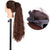 Volumizer Long Straight Tie-on Ponytail Hair Wigs Extension