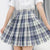 Checkered Summer High Waist Flounce Mini Skirts