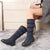 Warm Winter Mid Calf Snow Boots with Thick Fur Plush