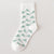 Warm and Cozy Light Green Theme Cotton Socks