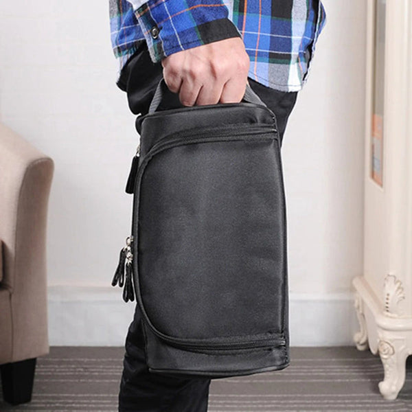 boots travel toiletry bag Water-resistant Hanging Travel Toiletry Organizer Bags – Boots N Bags Heaven