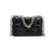 Weave Flap Crossbody Bags With Thick Chain Shoulder Strap