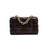 Weave Flap Crossbody Bags With Thick Chain Shoulder Strap