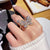 Whimsical Zircon Adorned Butterfly Adjustable Rings Collection