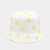 Sweet Pastel Floral Daisy-Print Summer Bucket Hats