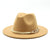 Wide Brim Felt Fedora Hats With Rope Chain Belt