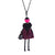 Winter Fur Scarf and Dress Fashionista Doll Necklace