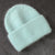 Winter Soft Pastel Colored Knitted Beanie Hats